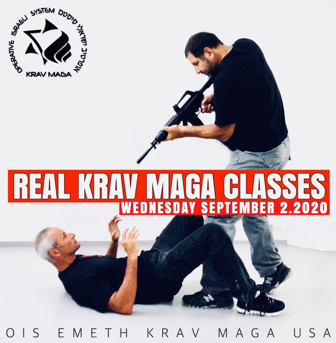 Krav Maga Israeli Martial Art Combat Canvas Duffel Bag in Olive